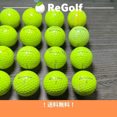 【中古】 ロストボール テーラーメイド TP5 イエロー 2021年モデル 20球 ぉ試ランク ゴルフボール リゴルフ