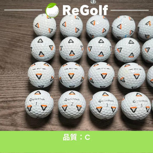 【中古】 ロストボール テーラーメイド TP5 Pix ホワイト 2021年モデル 20球 Cランク ゴルフボール リゴルフ
