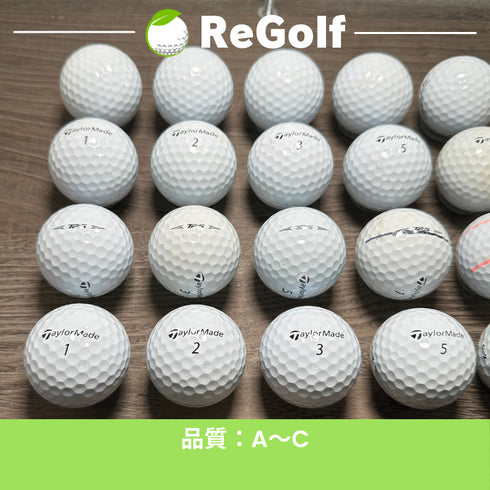 【中古】 ロストボール テーラーメイド TP5 ホワイト 2019年モデル 20球 ACランク ゴルフボール リゴルフ