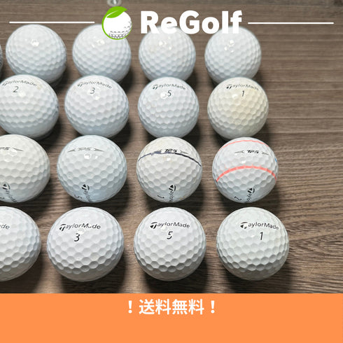 【中古】 ロストボール テーラーメイド TP5 ホワイト 2019年モデル 20球 ACランク ゴルフボール リゴルフ