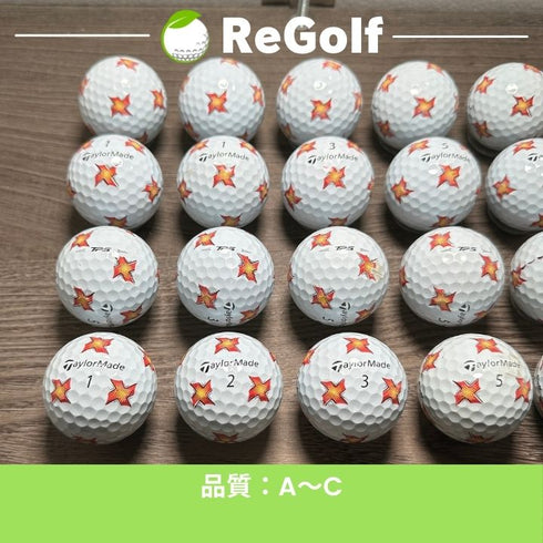 【中古】 ロストボール テーラーメイド TP5 Pix X ホワイト 2019年モデル 20球 ACランク ゴルフボール リゴルフ