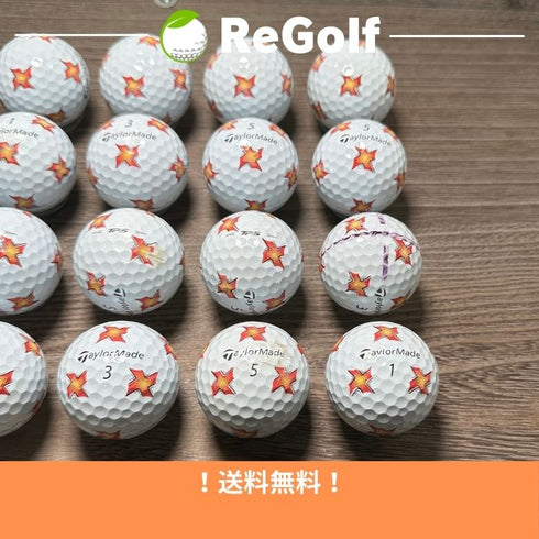 【中古】 ロストボール テーラーメイド TP5 Pix X ホワイト 2019年モデル 20球 ACランク ゴルフボール リゴルフ