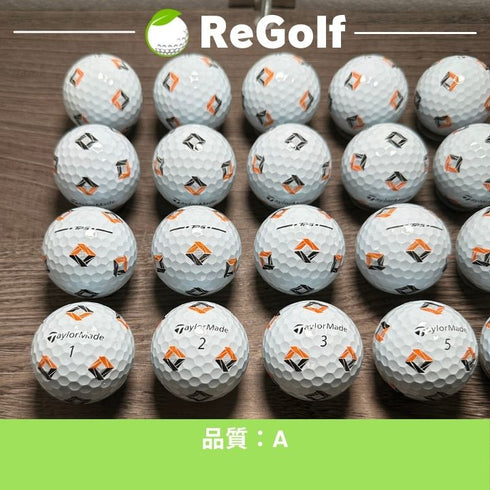 【中古】 ロストボール テーラーメイド TP5 Pix ホワイト 2024年モデル 20球 Aランク ゴルフボール リゴルフ