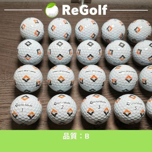 【中古】 ロストボール テーラーメイド TP5 Pix ホワイト 2024年モデル 20球 Bランク ゴルフボール リゴルフ