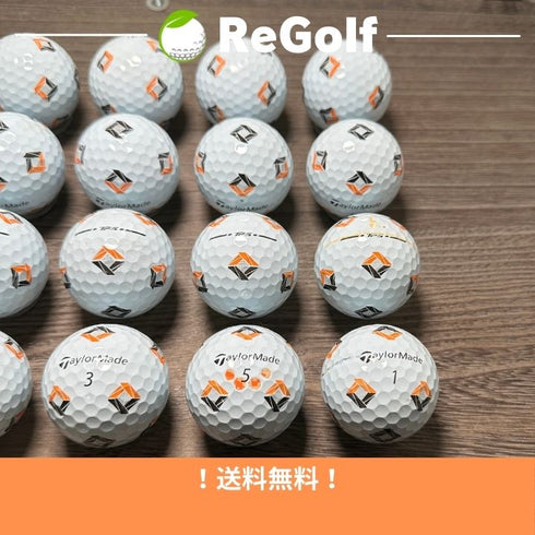 【中古】 ロストボール テーラーメイド TP5 Pix ホワイト 2024年モデル 20球 Cランク ゴルフボール リゴルフ