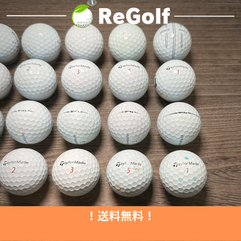 【中古】 ロストボール テーラーメイド TP5x ホワイト 2021年モデル 20球 ぉ試ランク ゴルフボール リゴルフ