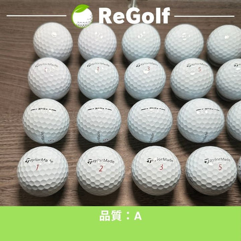 【中古】 ロストボール テーラーメイド TP5x ホワイト 2024年モデル 20球 Aランク ゴルフボール リゴルフ