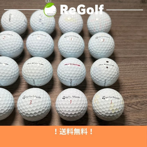 【中古】 ロストボール テーラーメイド TP5x ホワイト 2024年モデル 20球 Cランク ゴルフボール リゴルフ