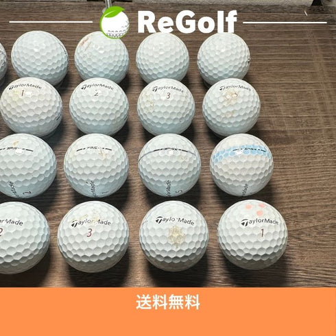【中古】 ロストボール テーラーメイド TP5x ホワイト 2024年モデル 20球 ぉ試ランク ゴルフボール リゴルフ