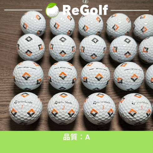 【中古】 ロストボール テーラーメイド TP5x Pix ホワイト 2024年モデル 20球 Aランク ゴルフボール リゴルフ