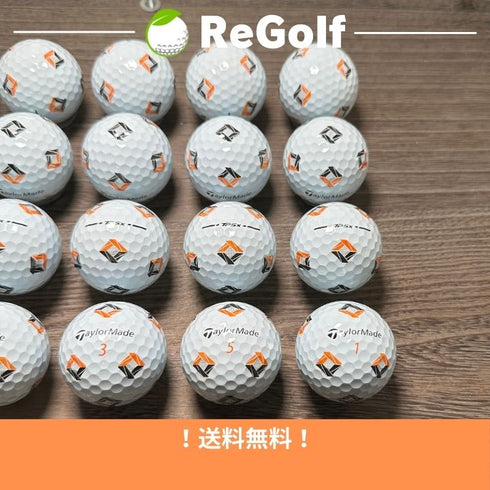 【中古】 ロストボール テーラーメイド TP5x Pix ホワイト 2024年モデル 20球 Aランク ゴルフボール リゴルフ