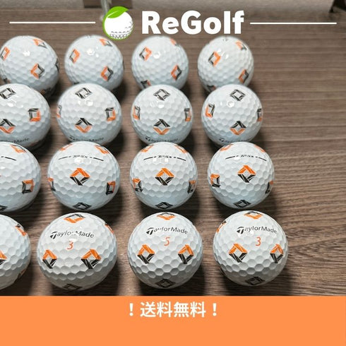 【中古】 ロストボール テーラーメイド TP5x Pix ホワイト 2024年モデル 20球 Bランク ゴルフボール リゴルフ