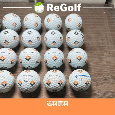 【中古】 ロストボール テーラーメイド TP5x Pix ホワイト 2024年モデル 20球 ぉ試ランク ゴルフボール リゴルフ