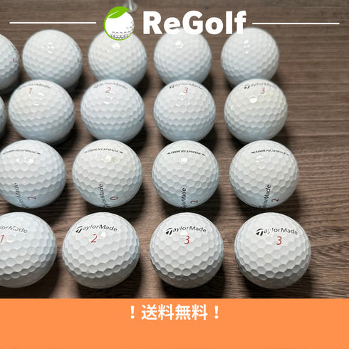 【中古】 ロストボール テーラーメイド ツアーレスポンス ホワイト 2022年モデル 20球 Bランク ゴルフボール リゴルフ