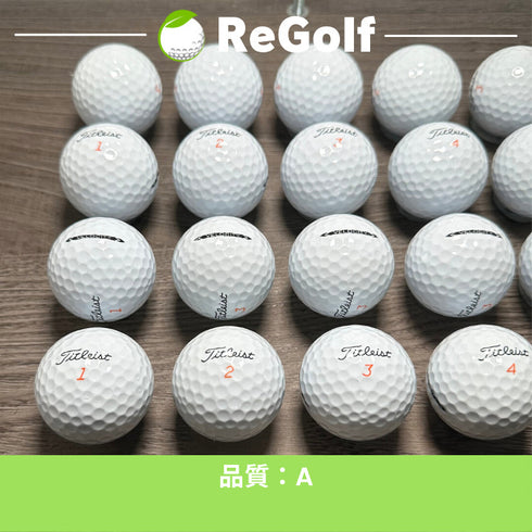 【中古】 ロストボール タイトリスト ベロシティ ホワイト 2022年モデル 20球 Aランク ゴルフボール リゴルフ