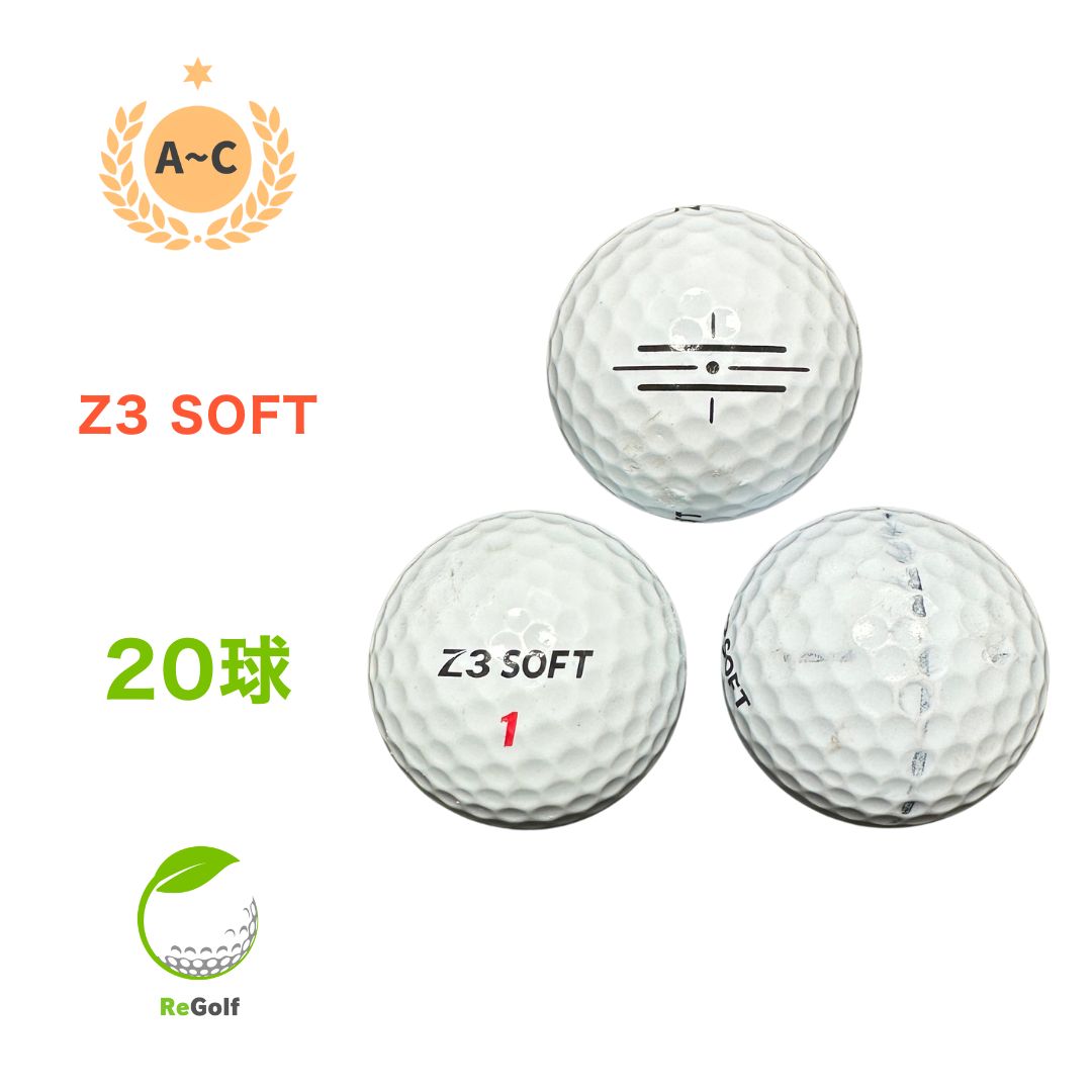 中古】 ロストボール ゴルフライブ Z3 ソフト 20球 ACランク ゴルフ